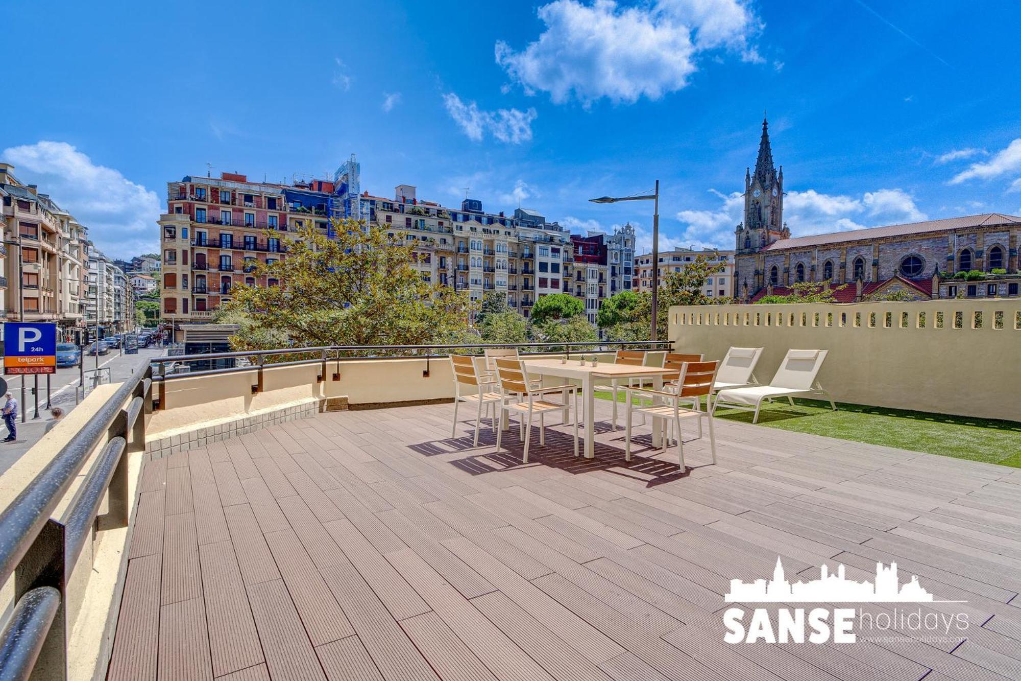 Apartamentos Gran Via By Sanse Holidays San Sebastián Kültér fotó